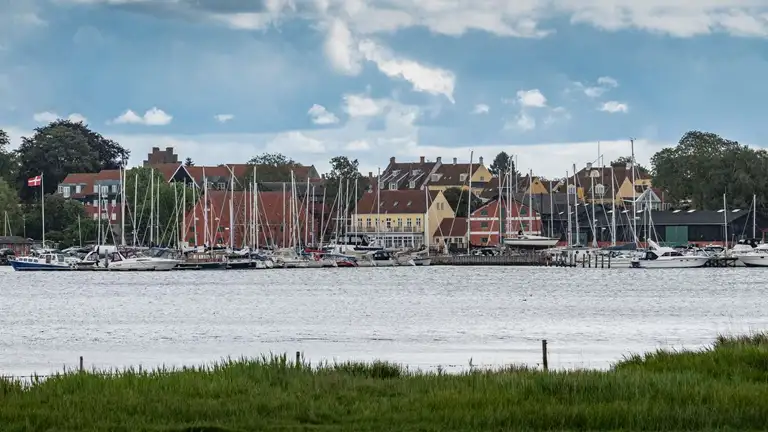 Præstø Havn set fra fjorden